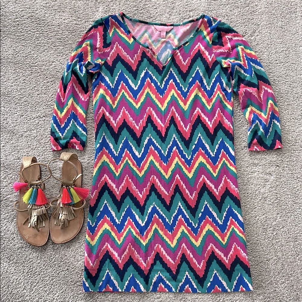 Lilly Pulitzer Gretchen Dress Hearts A Flutter